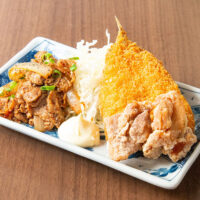 豚の生姜焼き＆アジフライ定食